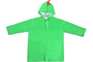 Daelesr Regenmantel für Kinder, 5-8 Jahre Kleinkind Regenponcho mit Kapuze, Regencape Regenanzug Regenjacke für Jungen Mädchen, Kinder Regenschutz Regenbekleidung für Outdoor Radfahren Camping