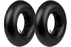 ECOVELO N° 2 chambres à air 3.50/4.00-8 Valve TR13 pour pneus roues brouette tracteur de gazon jardin jardin