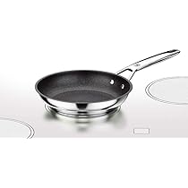 Marmite, Poêle Wok Acier Inoxydable, Poêles Cuisson Entièrement Nid D' Abeille, Poêle à Sauter Antiadhésive Avec Couvercle