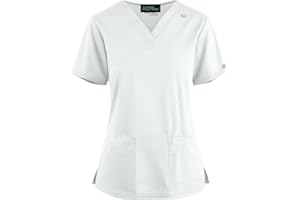 OUMSHBI Women's Scrub Top Lightweight Surgical Staff Outfit with Shorts and V Neckline for Washing Hands Staff Attire Short Sleeve and Separated Design for Doctors and Other Sta