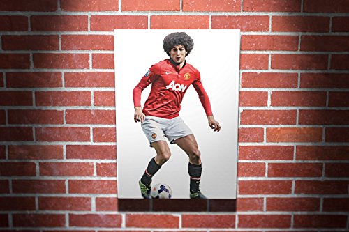 Marouane Fellaini Manchester United Football Gallery Framed Canvas Art Picture Print