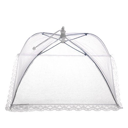 JEMIDI Fliegenschutzhaube 45cm x 45cm Fliegen Haube Insekten Obst Speisehaube Schutz