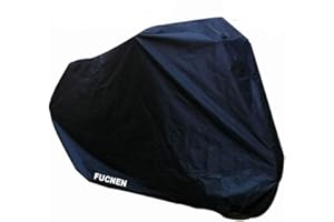FUCNEN Universal Negro Cubierta de Bicicleta Impermeable Portátil Ligero para Exterior Interior de Almacenamiento 1 Bicicletas Funda para Bicicleta Anti Polvo Lluvia Nieve Viento UV Protección