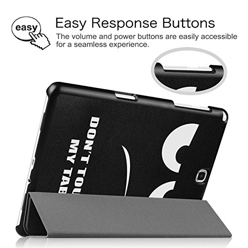 Fintie Samsung Galaxy Tab A 9.7 Hülle Case – Ultra Schlank Superleicht Ständer Smart Shell Cover Schutzhülle Etui Tasche mit Auto Schlaf / Wach Funktion für Samsung Galaxy Tab A 9.7 T550N / T555N 24,6 cm (9,7 Zoll) Tablet-PC, Don’t Touch - 6