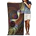 Produktbild ewtretr Strandtücher Promotional Flow Abstract Fractal Art Oversized Beach Towel Pool Towel,Swim Towels for Bathroom,Gym,and Pool 31 In X51 In Lightweight for Beach Gym Yoga