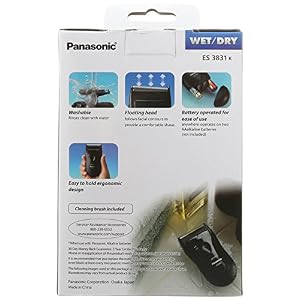 Panasonic ES3831K Single Blade Travel Shaver, Black - Image 6
