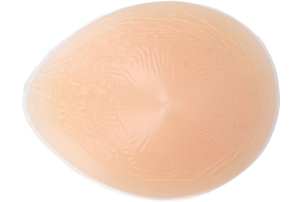 Seins en Silicone, Soutien-gorge de Mastectomie Prothétique Resserrer la Simulation de la Pratique du Mensonge, Prothèse de Mastectomie en Forme de Sein en Silicone (250g)