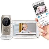 Motorola MBP 845 Connect – Wi-Fi Video Babyphone mit 5.0 Zoll Farbdisplay, weiß - 2