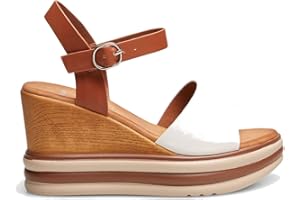 BATA Sandali con Zeppa Donna Tacco Alto Estive Comode Casual Eleganti Platform Plateau