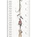 Talltape ('Animals') - Portable, Roll-up Height Chart Plus 1 Sharpie Mini Marker Pen To Measure Children From Birth To Adulthood - Choice of 8 Designs