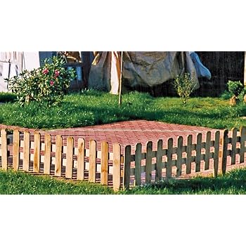 Steckzaun für Beetbegrenzung (1,2 m) Gartenzaun 30 cm hoch ...