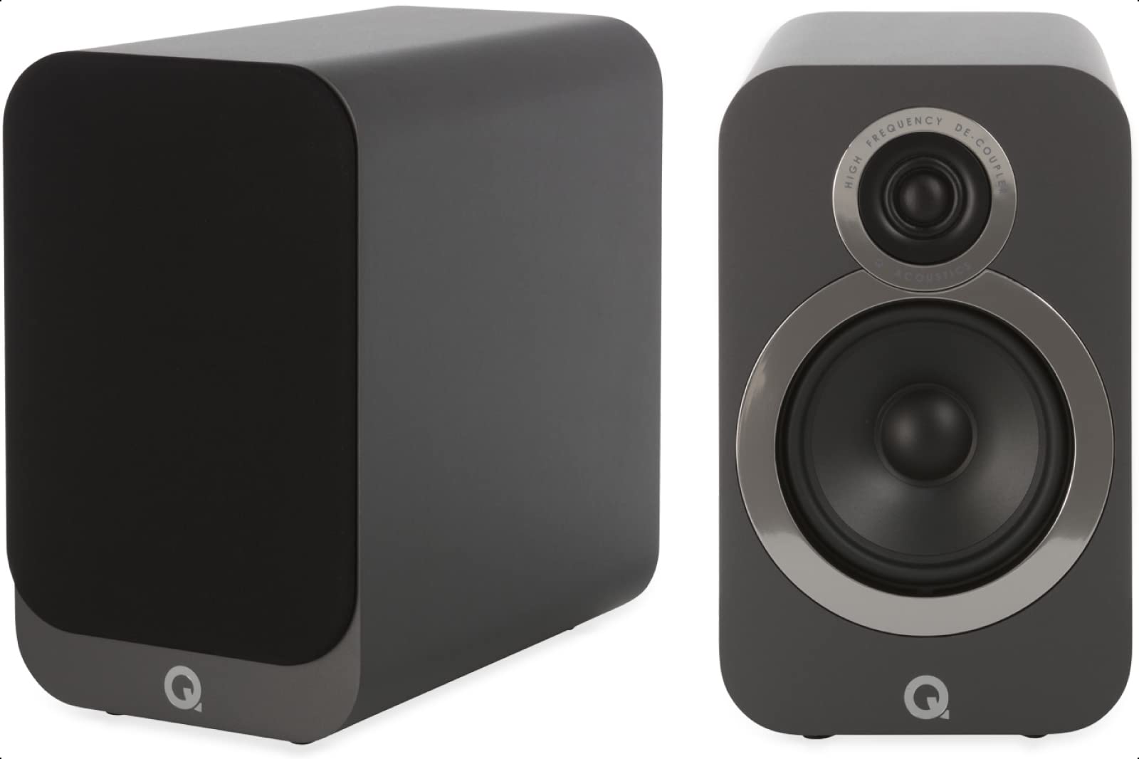 Q Acoustics 3020I Bookshelf Speakers Review: Graphite Grey Pair