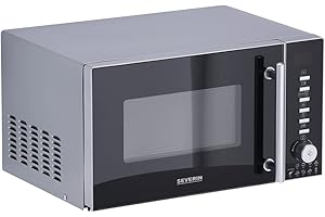 SEVERIN Microondas con Grill y Convección 3 en 1, Horno Microondas con 10 Niveles de Potencia, Microondas Digital Multifunció