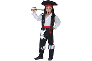 Wicked Costumes Kids Boys Captain Blackheart Pirate Fancy Dress Costume