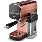 Karaca MyCaffe Barista S20 Entegre S&uuml;t Hazneli Otomatik Espresso ve Latte Makinesi Copper 900 ml 1360W
