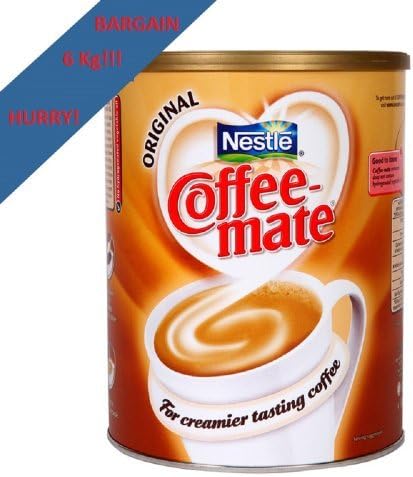 6 x 1 Kg Best Instant Gourmet Canned Nescafe Coffee Brands Nestle Coffee-Mate Specialty Online Restaurant Pub Hotel Cafeteria Cafe Bar Shop Business Commercial Barista Supplies BARGAIN