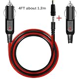 ★ Especificaciones: Diseñado y fabricado con materiales y procesos de alta calidad, con excelente resistencia a la temperatura, resistencia química y resistencia al desgaste. Cable de doble aislamiento de alta calidad, fuente de alimentación de 12 V CC para fuente de alimentación LED automotriz, fusible de enchufe, enchufe incorporado, protección para su vehículo y su equipo, duradero y seguro de usar.