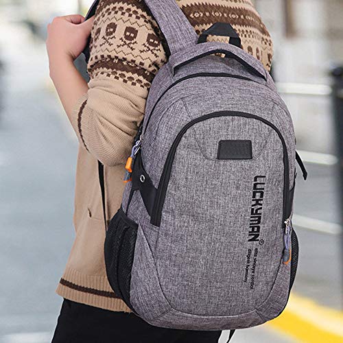 Preisvergleich Produktbild BRKJDP Mode Kausal wasserdichte Rucksack Leinwand Reisetasche Rucksäcke Unisex Laptop Taschen Designer Student Tasche Mochila Masculina #yl5