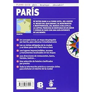 Paris. Plano-Guía - 11ª Edición. 2016 (SIN FRONTERAS)