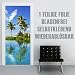 Produktbild XXL-Tapeten Türtapete selbstklebend TürPoster Paradise Island im Format 90x210cm - Türfolie Klebefolie von Trendwände