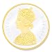 Taraash Gold Plated 999 Silver Victoria Empress 20 Gram Coin COIN-VG 20G RS.1573.00