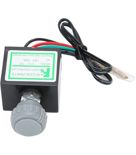 Thermostat KSD9700 Lot De 2 Thermostats Bimétalliques KSD9700 115°C Normalement Fermés (N.C.) - 5A - Marque Uxcell Interrupteur Température 115