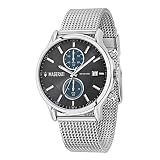 MASERATI Herren Chronograph Quarz Uhr mit Edelstahl Armband R8873618003