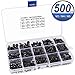 Produktbild OxoxO M3 M4 M5 Socket Cap Screws Hex Head Bolt Nuts Alloy Steel Assortment Kit (500pcs)