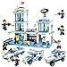 Produktbild DYMAS Building Block City Series Polizeistation montiert Kinderspielzeug Polizei allgemeine Direktion Stadt Roundup