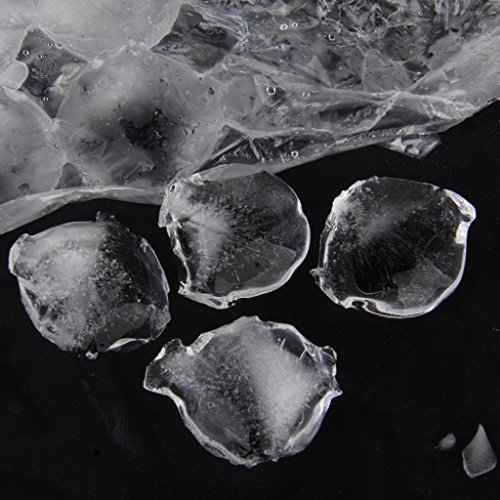Gazechimp 12pcs Einweg Eiswürfelbeutel Kühlschrank 28 Würfel Kunststoff
