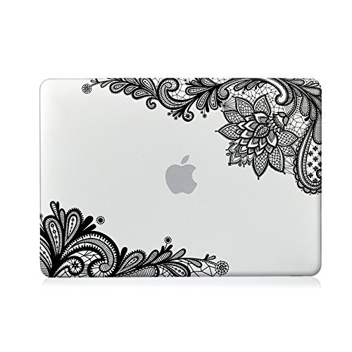 Batianda Floral Senkel Muster Harte Hülle Schutzhülle Für New Macbook 12 inch (Model:A534),Transparent - 2