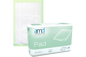 LPM - 120 Alèses De Protection Jetable 40 x 60 cm pour Incontinence Ultra Absorbantes