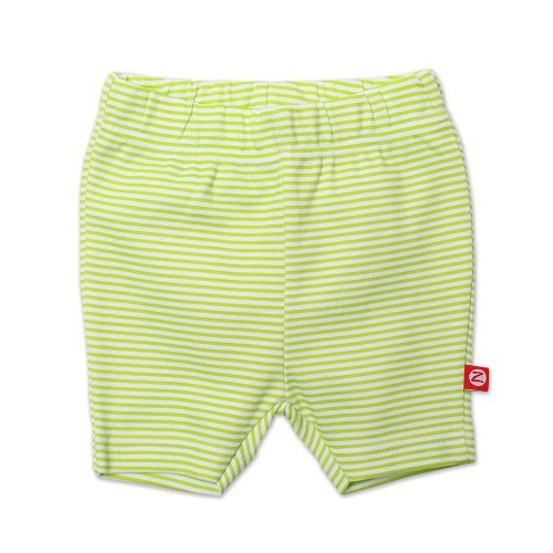 Zutano Baby-girls Infant Candy Stripe Bike Shorts, Lime, 12 Months Color: Lime Size: 12 Months (Baby/Babe/Infant - Little ones)