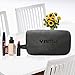 YAMIU Travel Toiletry Bag Dopp Kit Cosmetic Pouch Organizer for Men & Women Accessories (Black)