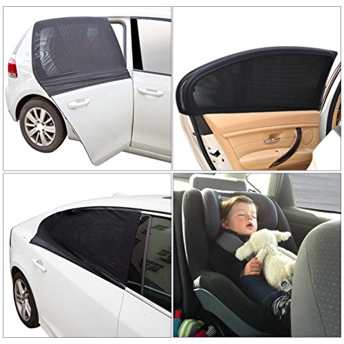 Vanwalk Auto Fenster Schatten, Sun Window Shade Screen Cover Block UV Strahlen für Kinder und Haustiere (Packung mit 2) - 5