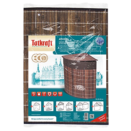 Tatkraft 4742943011250 Wäschekorb, Bambus, braun, 35 x 35 x 50 cm - 7