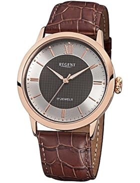 Handaufzug Herrenuhr 40mm Uhr Regent F815