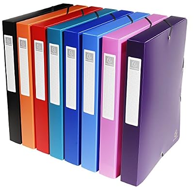 Boite de classement exabox dos 40mm polypropylene opaque 7/10e