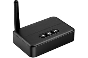 Coverzone NFC Bluetooth 5.4 Ses Alıcısı – AUX & RCA Bağlantı, Type-C Güç, USB’den Müzik Çalma, Araç & Ev Hoparlör/Amfi için K