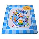 TE-Trend 2 in 1 Spieldecke Spielbox Spieltruhe mit Deckel Aufbewahrung Kinder Mädchen Jungen Spielteppich - 3