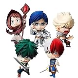 ▲Größe: 5cm*6pcs SGOT 6 pcs My Hero Academia Actionfigur PVC Hand Spielzeug Dekoration Modell Spielzeug Figur Vinylfigur Actionfigur Sammelfigur ca. 5CM