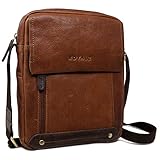 Echtes Naturprodukt - das verwendete Rindsleder in Vintage-Optik macht die Tasche stilvollen Hingucker