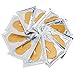 Set Kit of 10pcs 24K Gold Golden Collagen Gel Crystal Masks Lips Patches Mouth Sheets for Anti Aging Treatments, Fine Lines and Wrinkles Removal, Hydration, Nourishing and Skin Firming