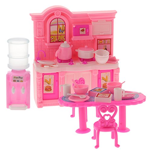 Homyl 1/6 Echelle Meubles de Cuisine en Plastique Ornement pour Maison de Poupée BJD