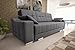 Produktbild Furnistad - Sofa JOHN Mit Schlaffunktion Und Bettkasten - 3-Sitzer Schlafsofa (Grau)