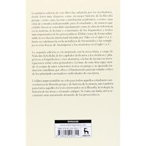 Los Filósofos Presocráticos (MANUALES)