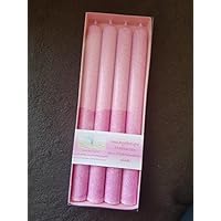 4 durchgefärbte Stabkerzen