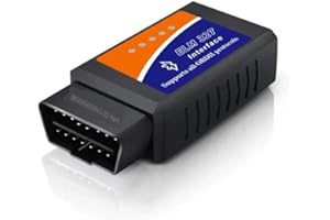 SOLEILX OBD2 Bluetooth ELM327 Computer per Diagnosi Auto OBD, Lettore obd2 Auto Diagnostica, Scanner Diagnostica Auto, OBD Diagnostico Multi Marche per Auto compatibile con dispositivi iOS Android Windows