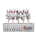 Produktbild 5er Pack Paraffin Cartoon Kinder Kinder Geburtstag Party Kuchen Kerze Dekoration mit Holzstab Hase