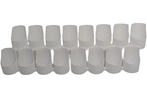 GENERIC Pegboard Paint Pot Holder, Compatible with IKEA SKADIS, Compatible with Vallejo/Army Painter Paint Brand, 8 Pots/Rack, Max 25mm O.D. Bottles (2, Black/White) (White)